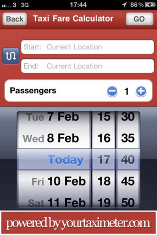 san francisco taxi fare calculator